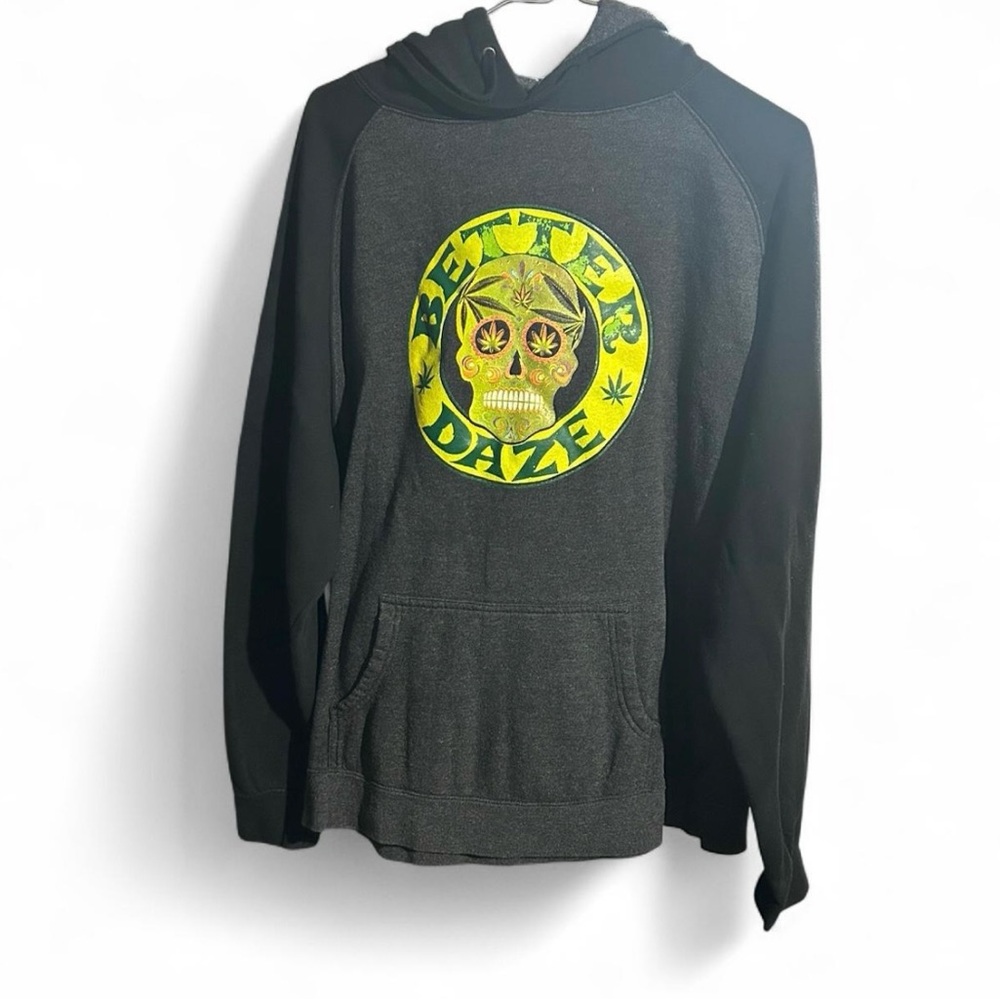 Black and Gray Better Daze Men's Hoodie